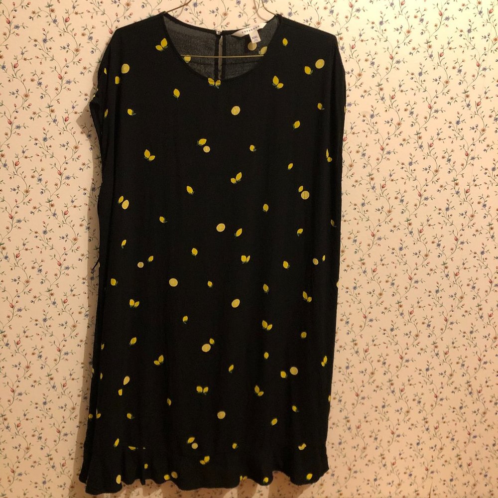 Pop Sugar Lemon Printed Top (XXL)